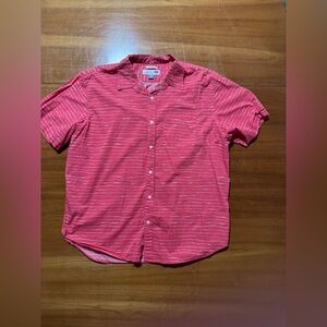 Men’s Old Navy Pinkish Red Striped Shirt XXL